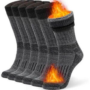 Warm Thermal Wool Socks for Winter Moisture Wicking and Breathable Cozy Boot Soc